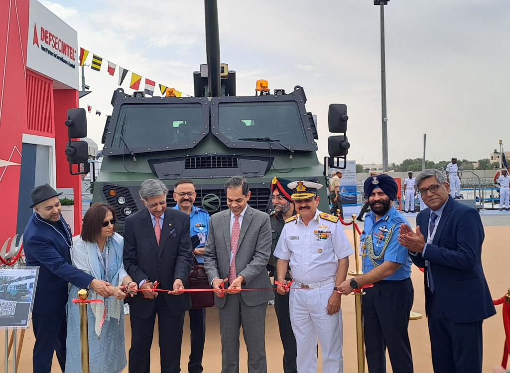 The Kalyani Group Unveils, first of its kind, the Revolutionary MArG 155mm/45 Cal Mounted Gun System on 4 X4 HMV offering unmatched mobility, fire power and range, at IDEX 2025 at IDEX Abu&nbsp;Dhabi