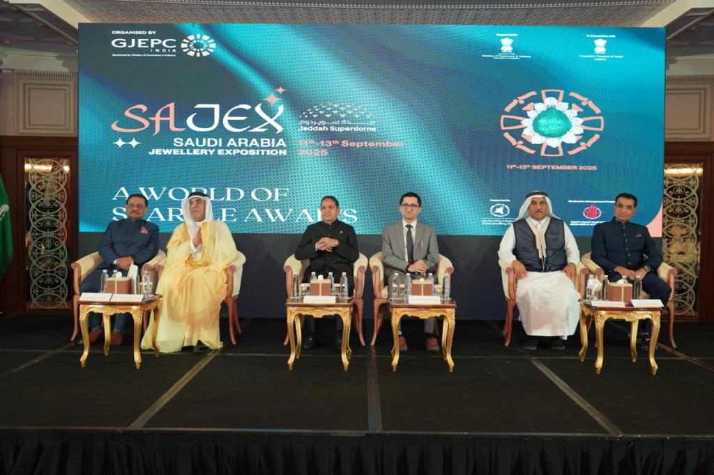 SAJEX 2025 – World Gem & Jewellery Fair Launched in Saudi Arabia by GJEPC&nbsp;India