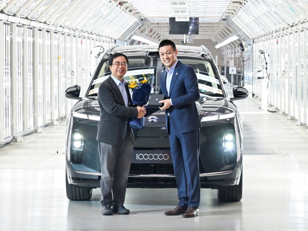 NIO Celebrates Production of Its 1,000,000th&nbsp;Vehicle