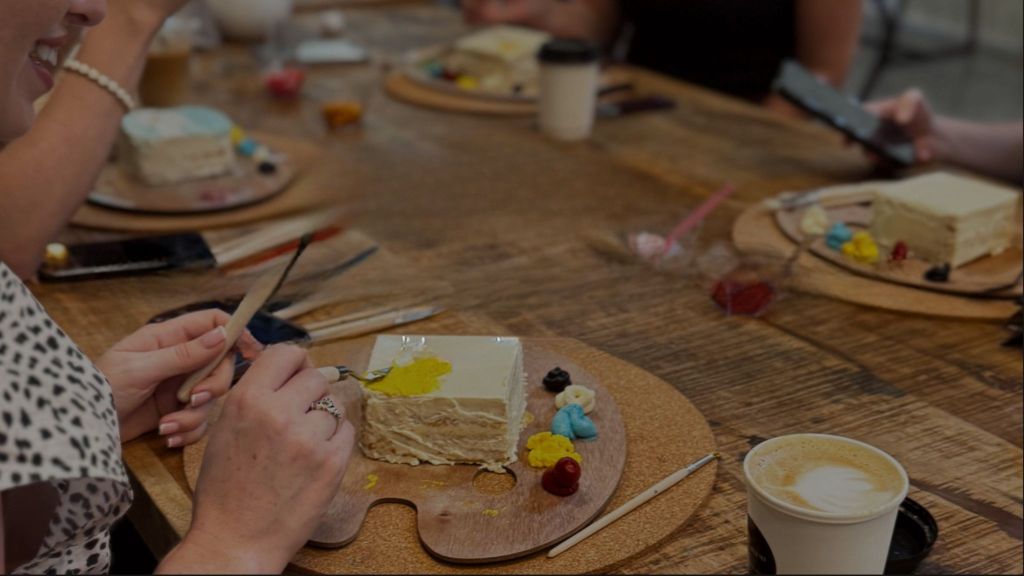 Rohini Brings Art to the Table with a Creative Cake Painting Experience