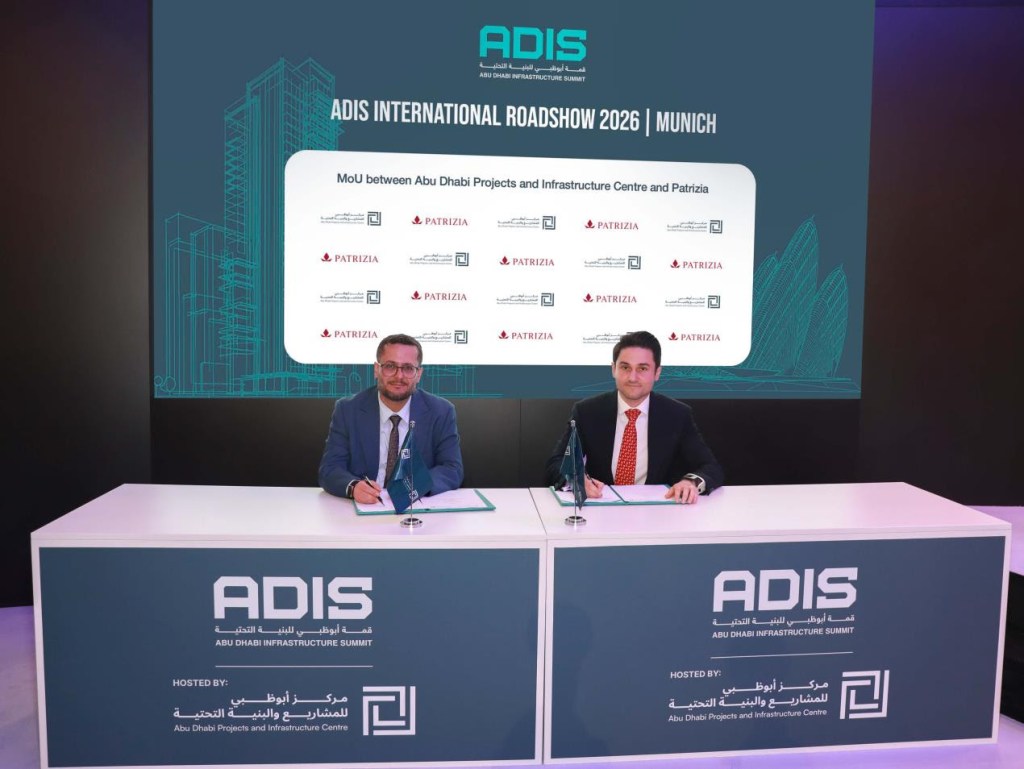 Abu Dhabi Projects and Infrastructure Centre and PATRIZIA sign strategic partnership to support infrastructure investment and&nbsp;development